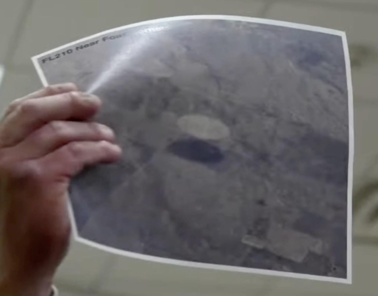 UFO Photo Shown by Lue Elizondo at Today's UAP Disclosure Fund briefing.