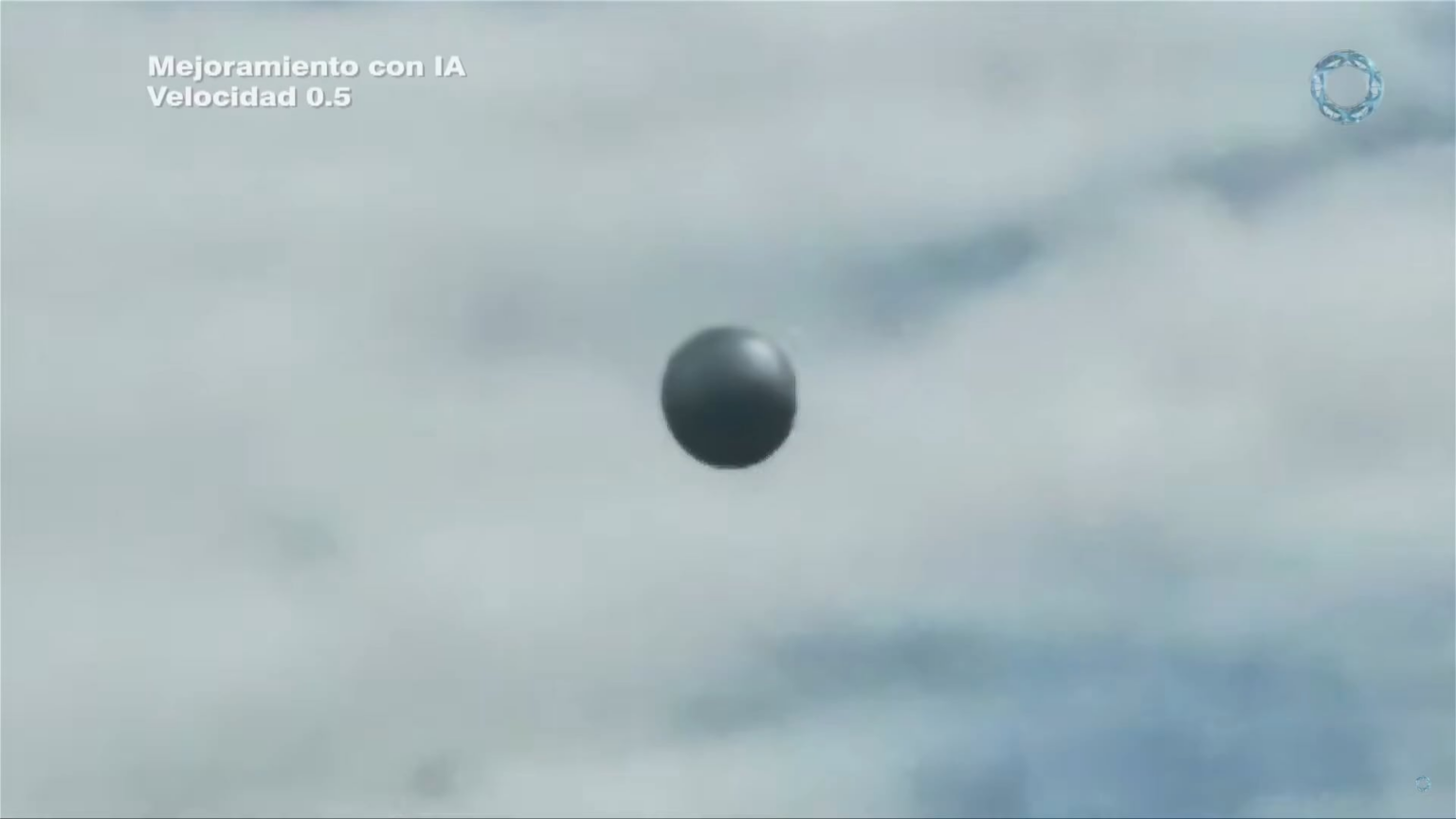 Stabilized video of the sphere of Buga, Colombia.
