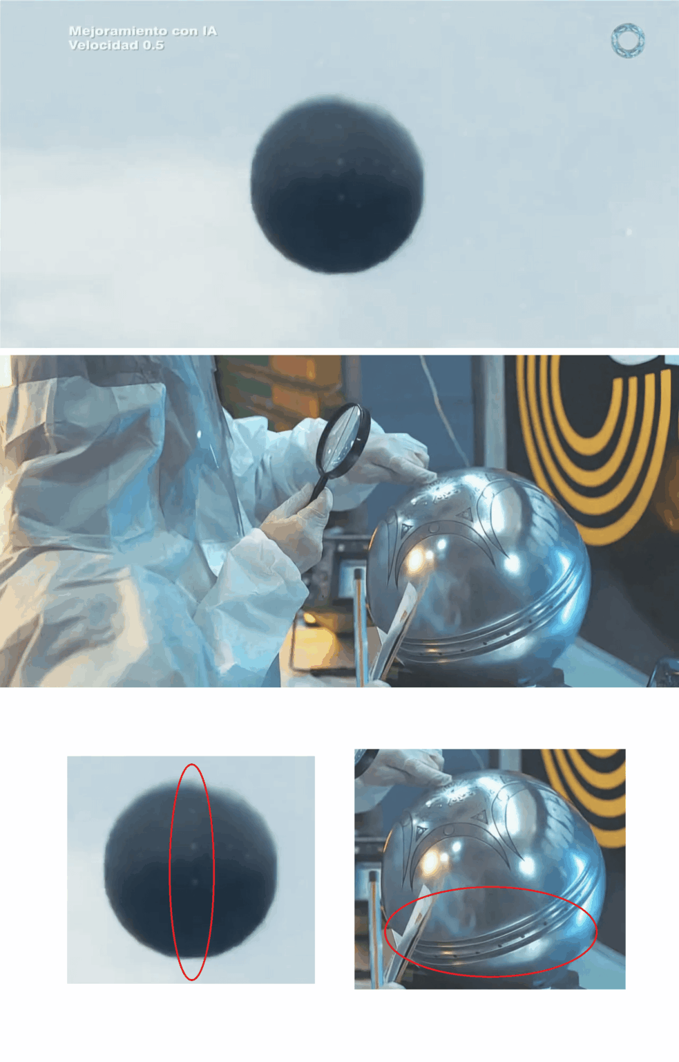 The Buga Sphere is the same object as the one in the original video