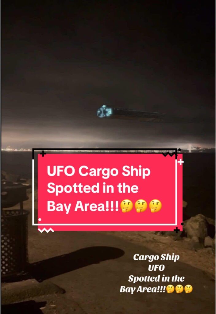 Saw a UFO Cargo Ship!!!