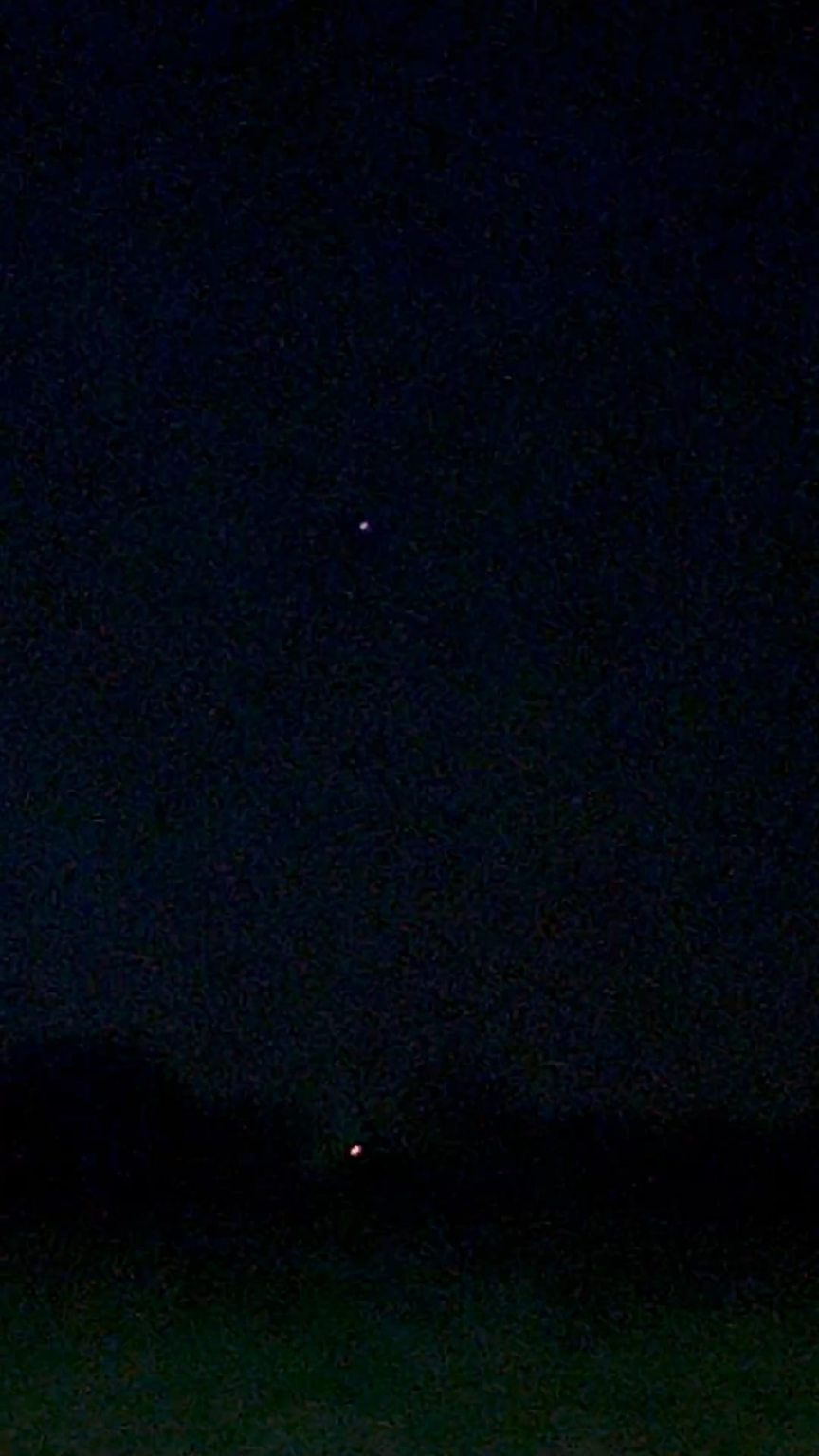 Possibly saw my first orbs after years of looking up.