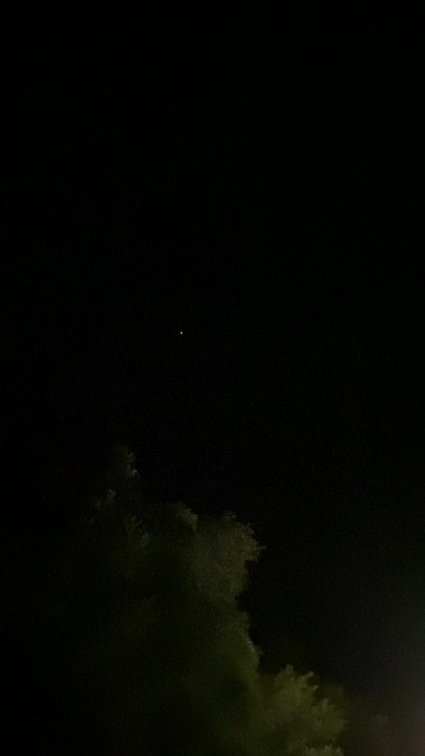 Saw a flying orb on my run