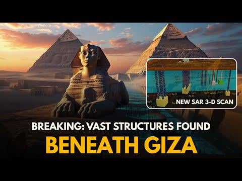 New 3D Scans Reveal Subterranean Structures Linking All 3 Pyramids and the Sphinx