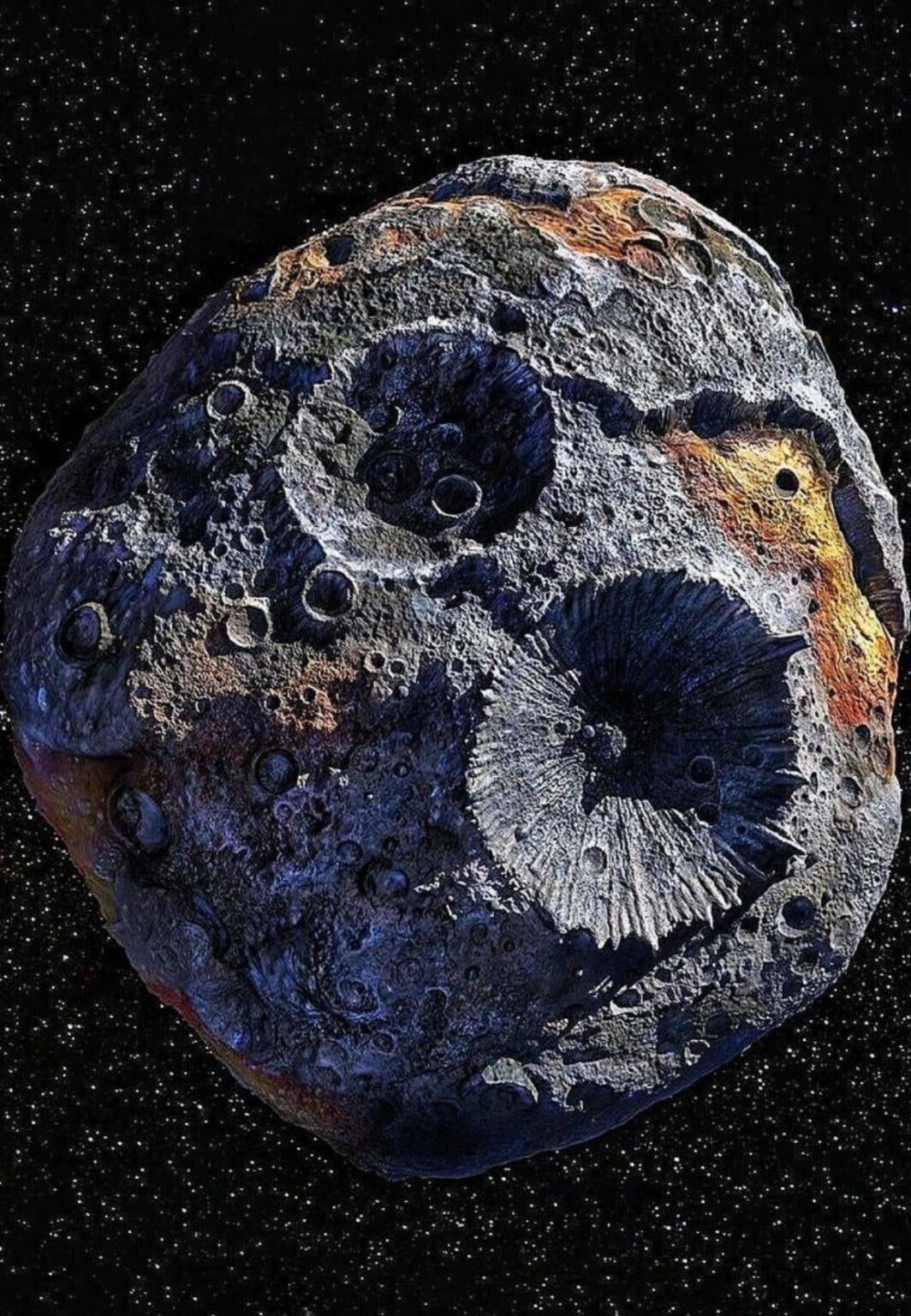 Celestial objects like this demonstrate why the gold narrative for alien presence on Earth is controversial and to be viewed skeptically. Asteroid Psyche 16 contains $700 quintillion worth of gold, enough to make it worthless.