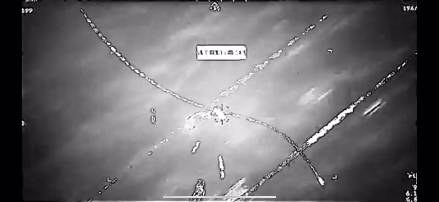 Hellfire Missile: If you look at the trajectory of the missile, are we witnessing an effect of gravitational lensing?