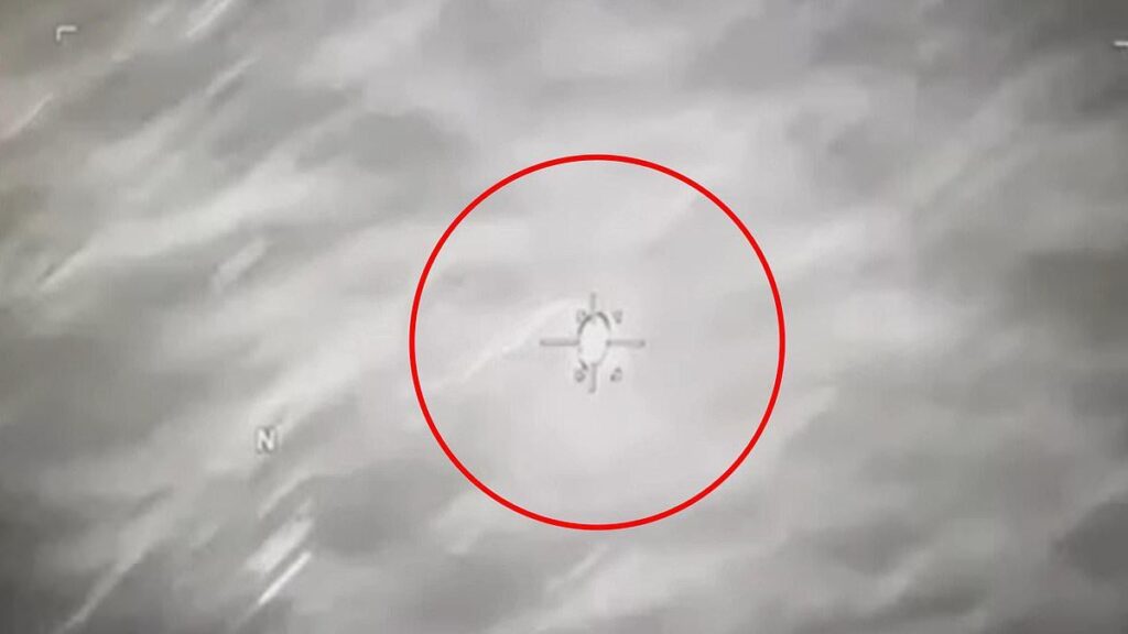 New video shows US military's direct hit on glowing UFO with hellfire missile