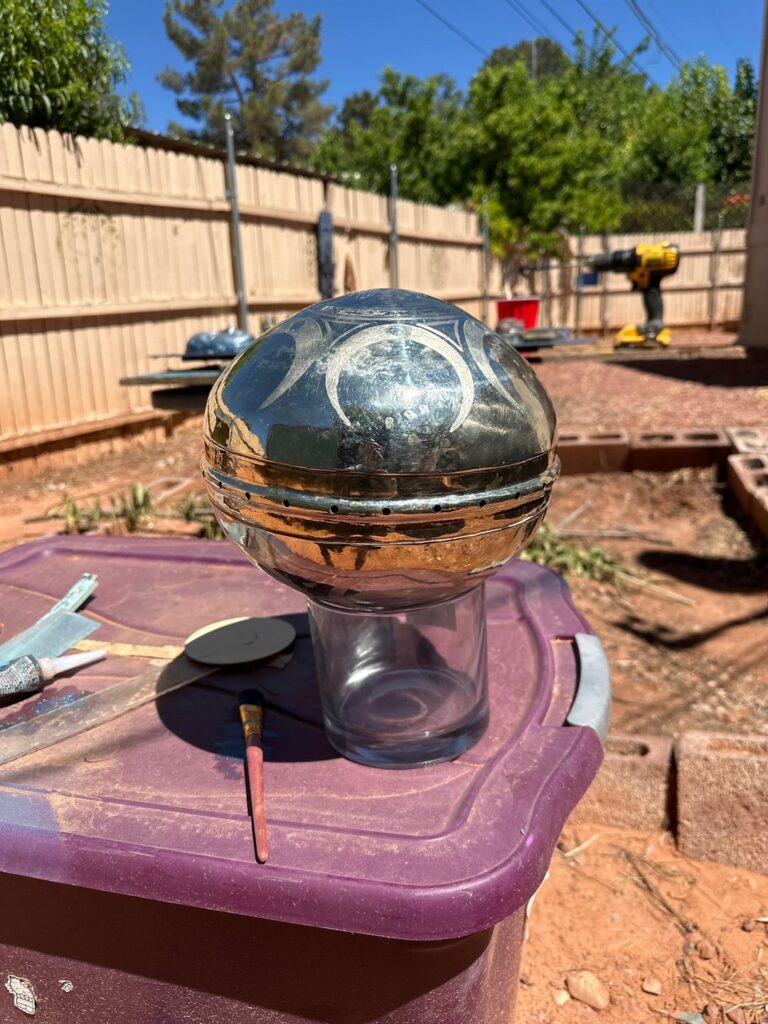 A real world example of a Buga sphere imitation. There is no similarity.