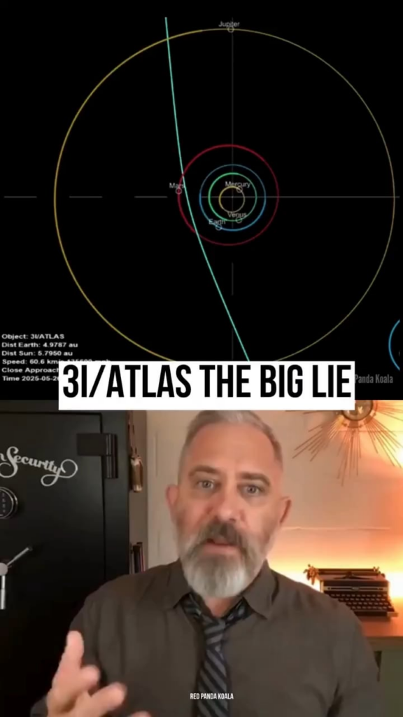 Jeremy Corbell says he wasn't talking about 3I/Atlas whe he spoke of a big lie about an approaching alien craft