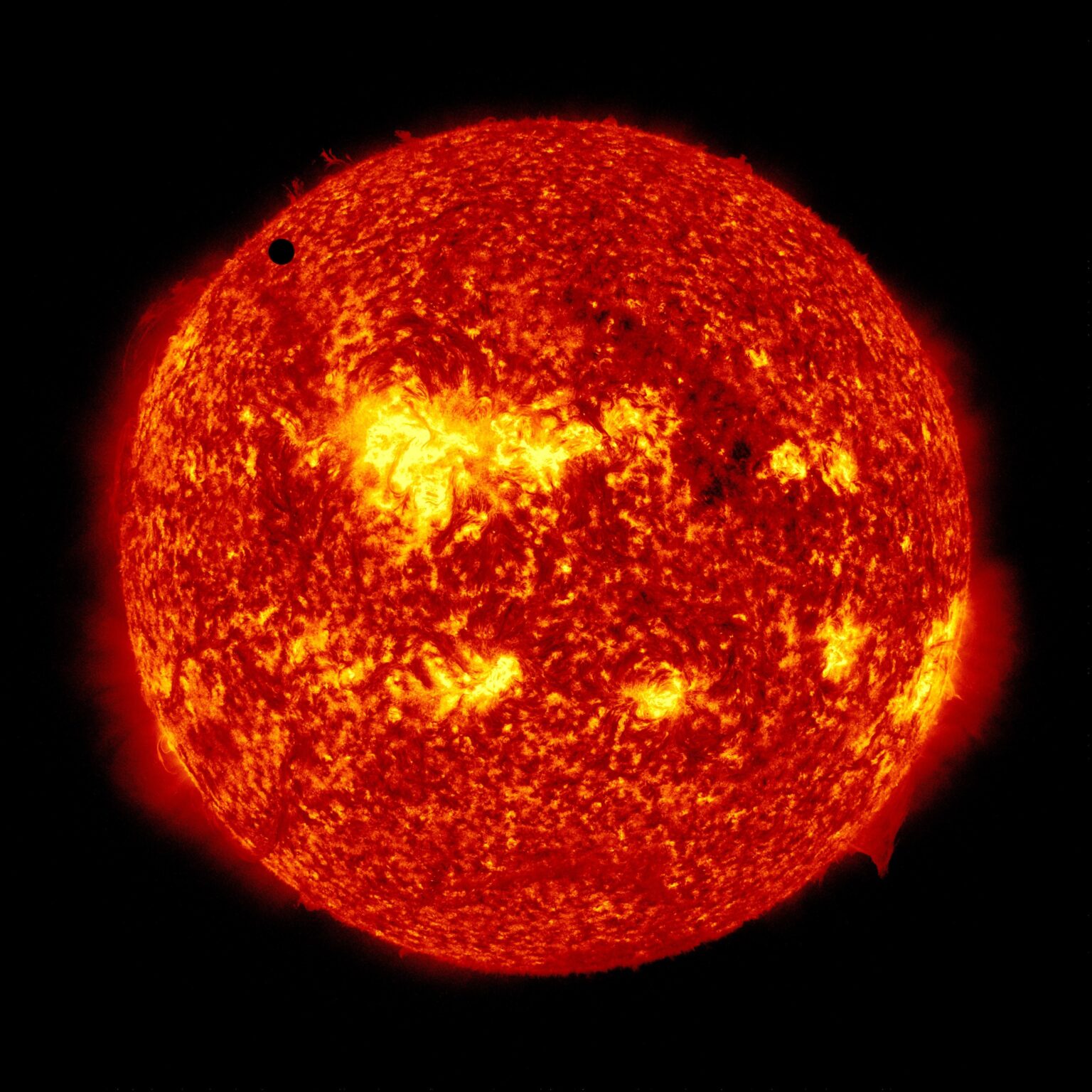 Venus Transiting the Sun
