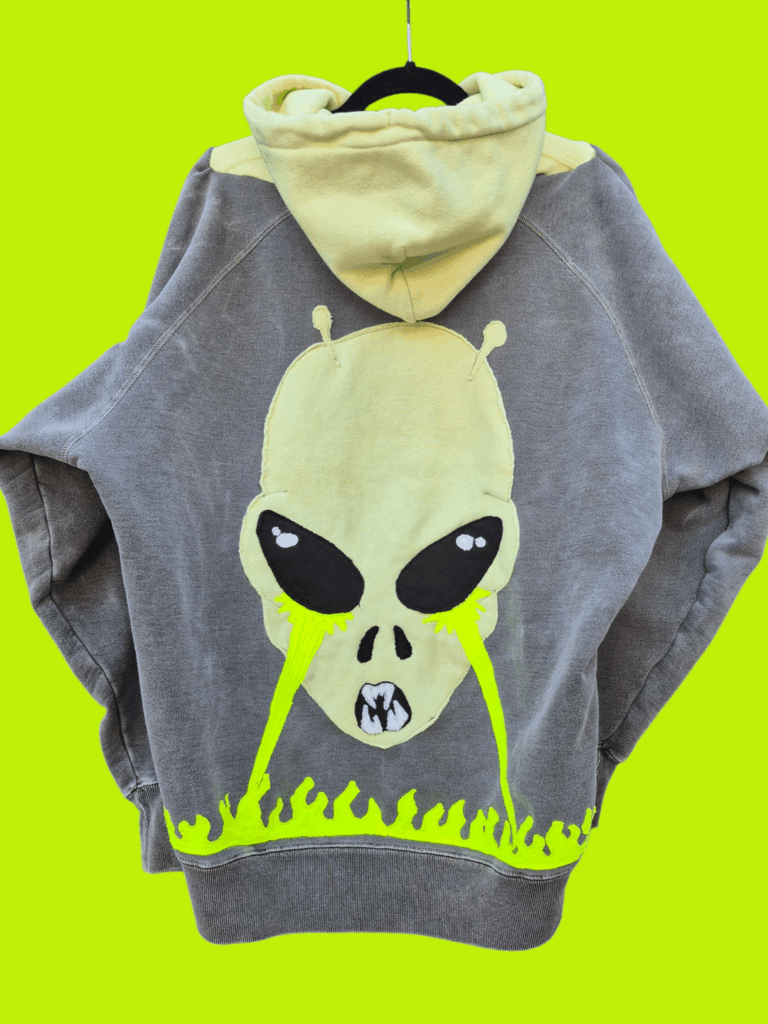 'Alien' hoodie I made for Halloween