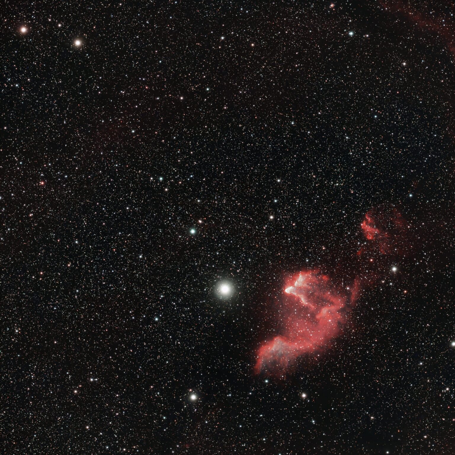 A Ghost In Cassiopeia (IC 63)
