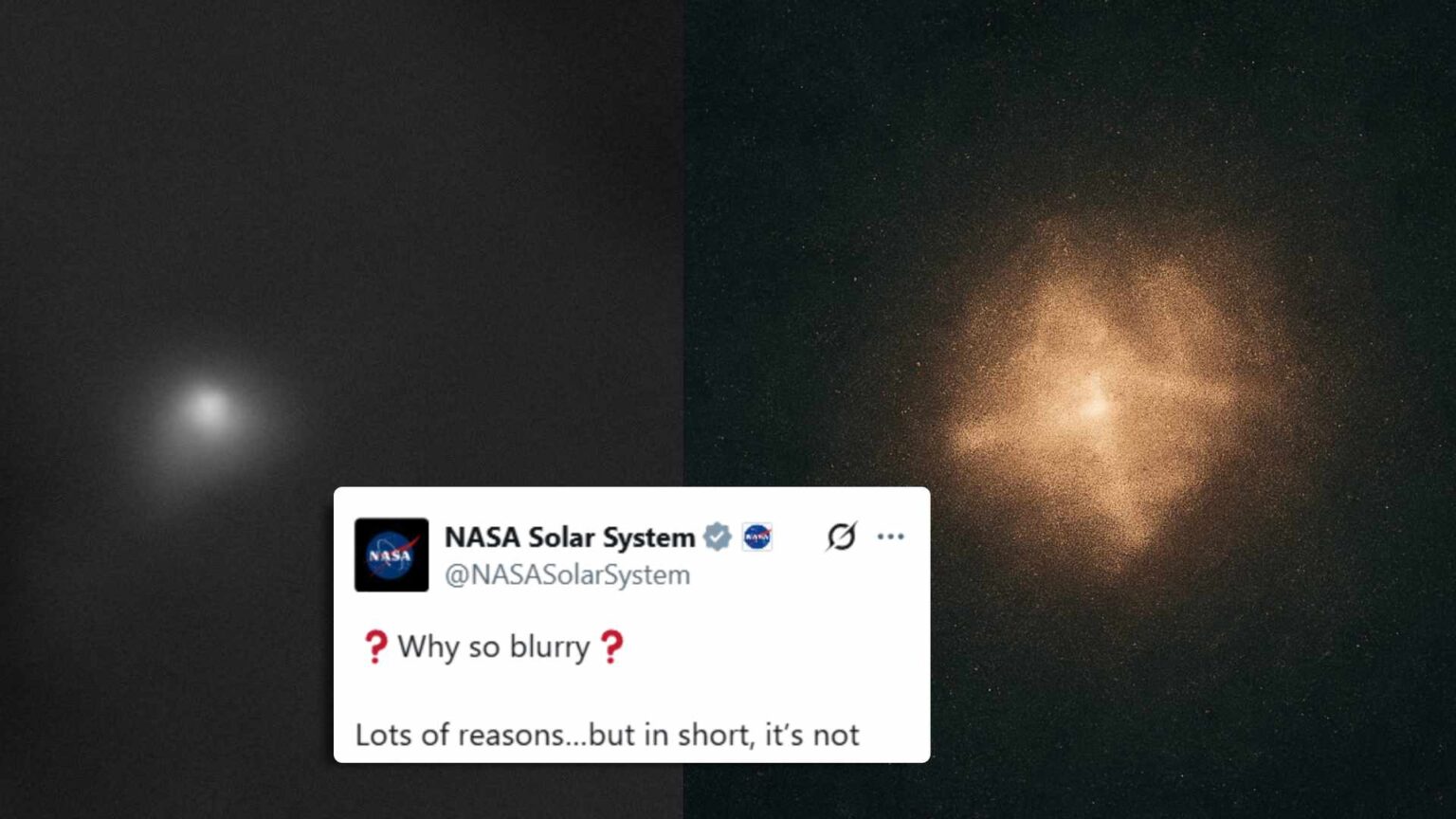 3I/ATLAS: NASA Explains Why The Fuzzy Interstellar Comet Picture By HiRISE As Amateurs Produce Better Pics