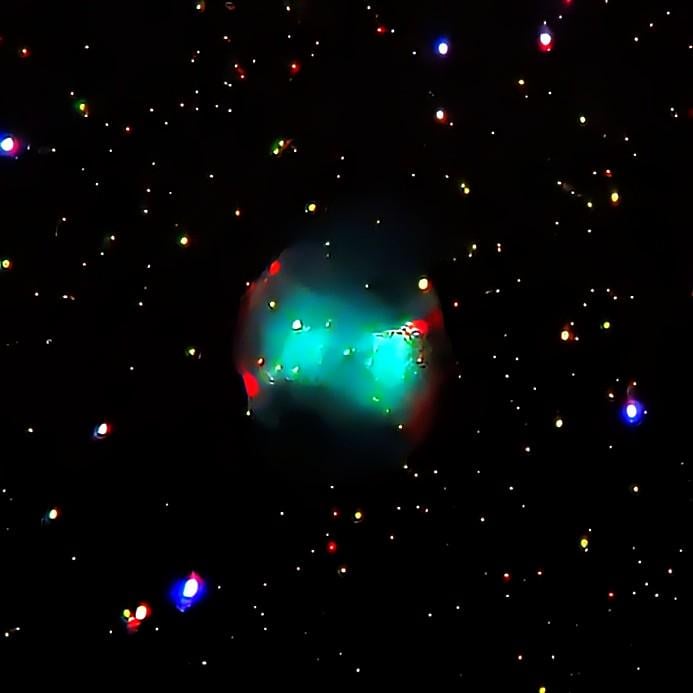 M27 Dumbbell Nebula - No Tracking - Phone