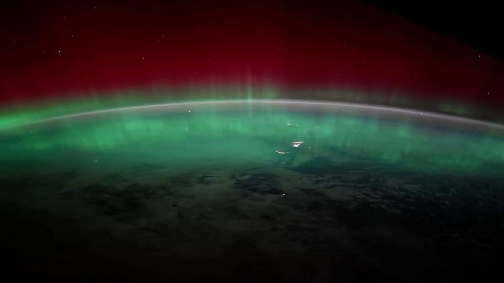 Video. NASA astronaut captures Northern Lights from space
