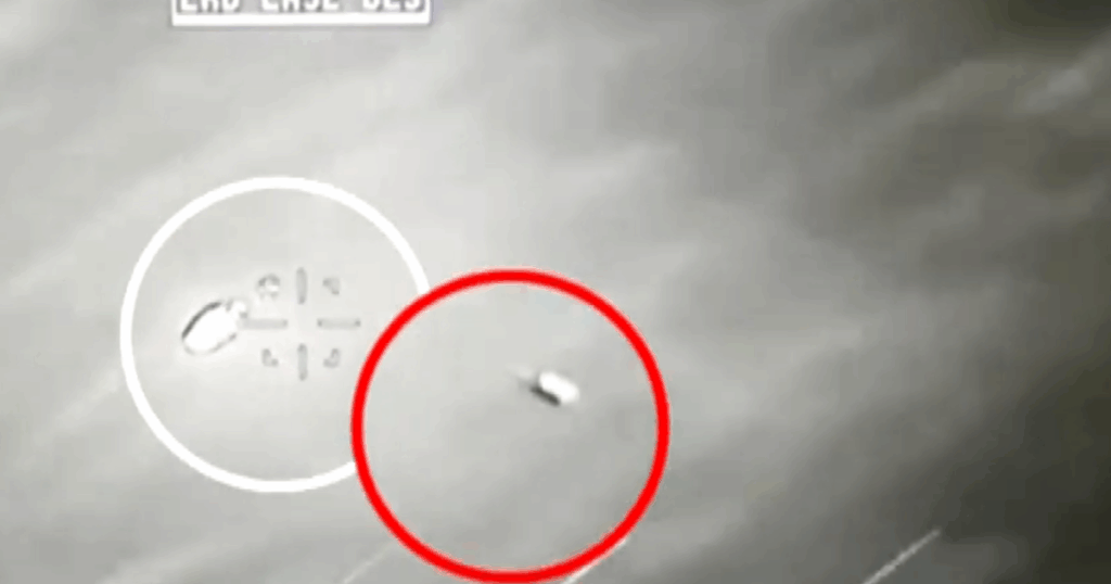 Newly released video at House UFO hearing appears to show U.S. missile striking and bouncing off orb Newly released video at House UFO hearing appears to show U.S. missile striking and bouncing off orb
