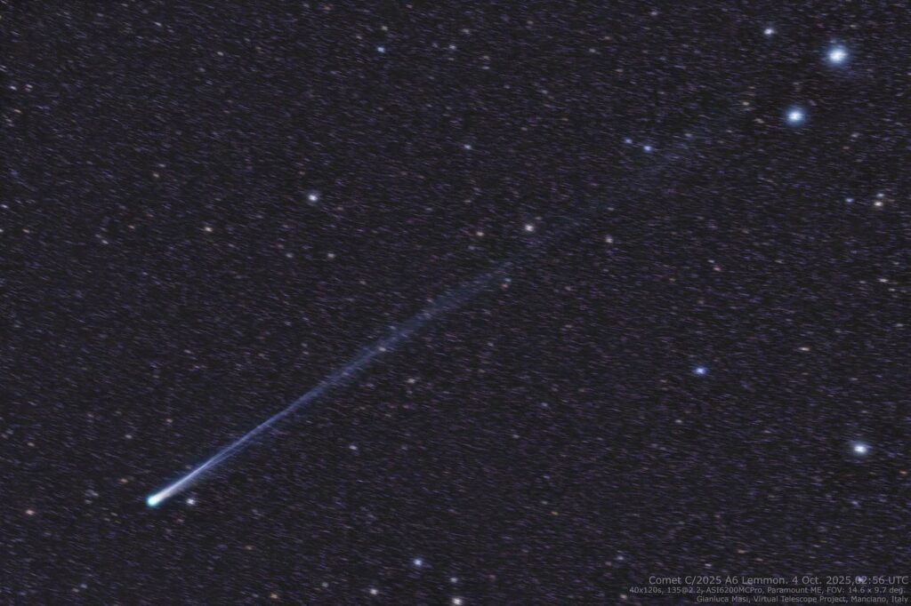 How To Easily Find Both Comets Near Stars