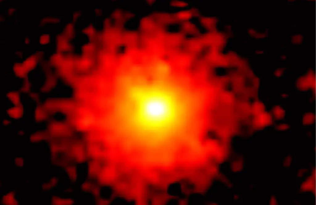 Interstellar comet 3I/ATLAS shows extended halo and distinct jet features Comet 3I/ATLAS (Image via NASA)