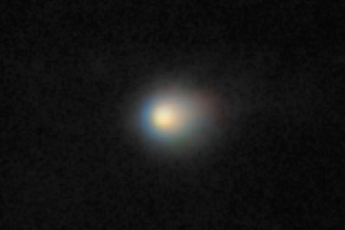 Interstellar comet 3I/ATLAS as seen by the Gemini North Telescope. Credit: International Gemini Observatory/NOIRLab/NSF/AURA/K. Meech (IfA/U. Hawaii). Image Processing: Jen Miller & Mahdi Zamani (NSF NOIRLab)