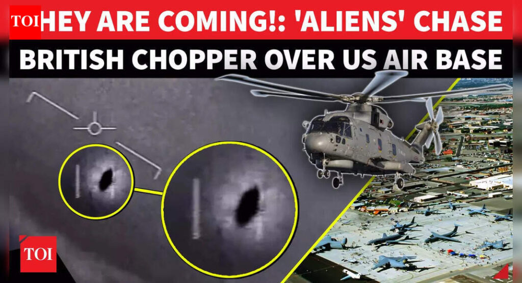 British Police Chopper 'FORCED' Into Emergency Dive Over US Base