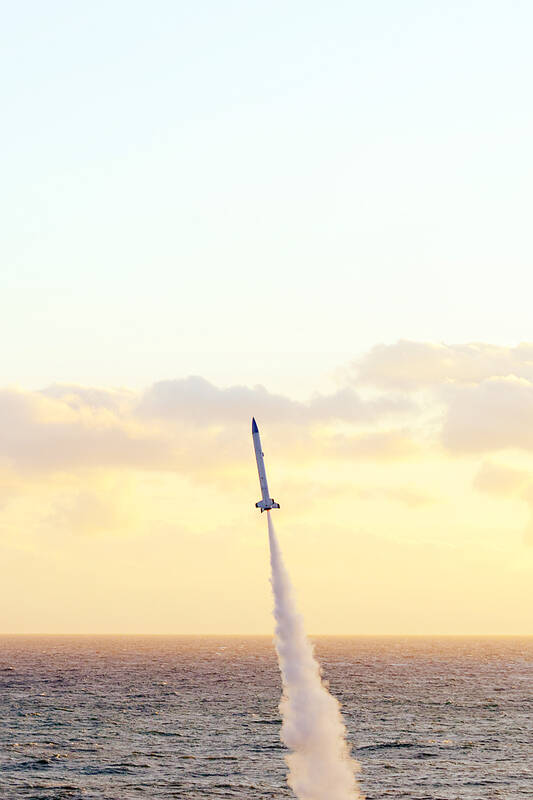 Students aiming high at rocket launch area