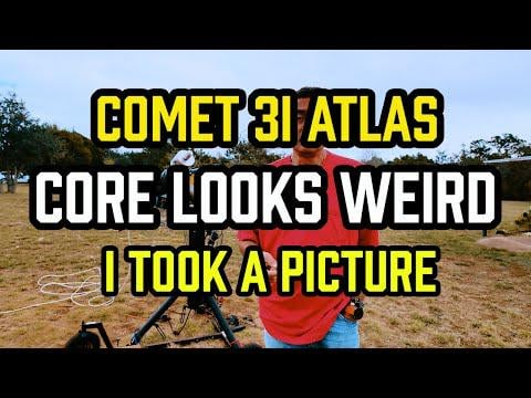 Amatuer astrophotographer captures spinning core of 3I/ATLAS that NASA simply holds back.