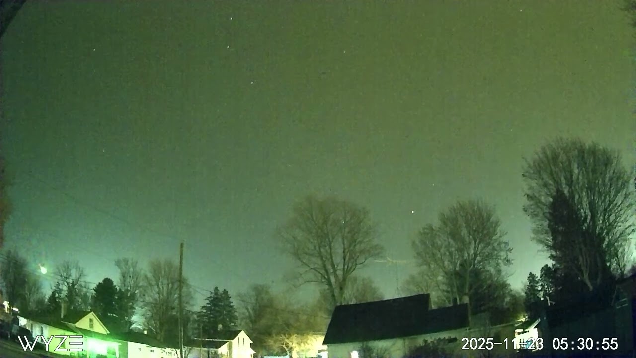 AMS event #9010-2025 caught from Coldwater US - YouTube