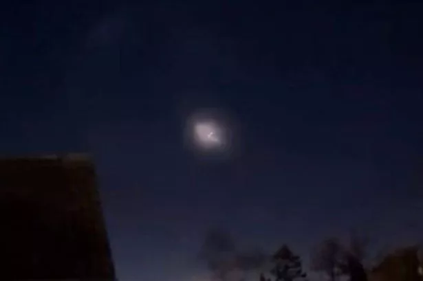 A bright light filled the sky in Ireland with messages coming in from all corners of the country, says a weather expert