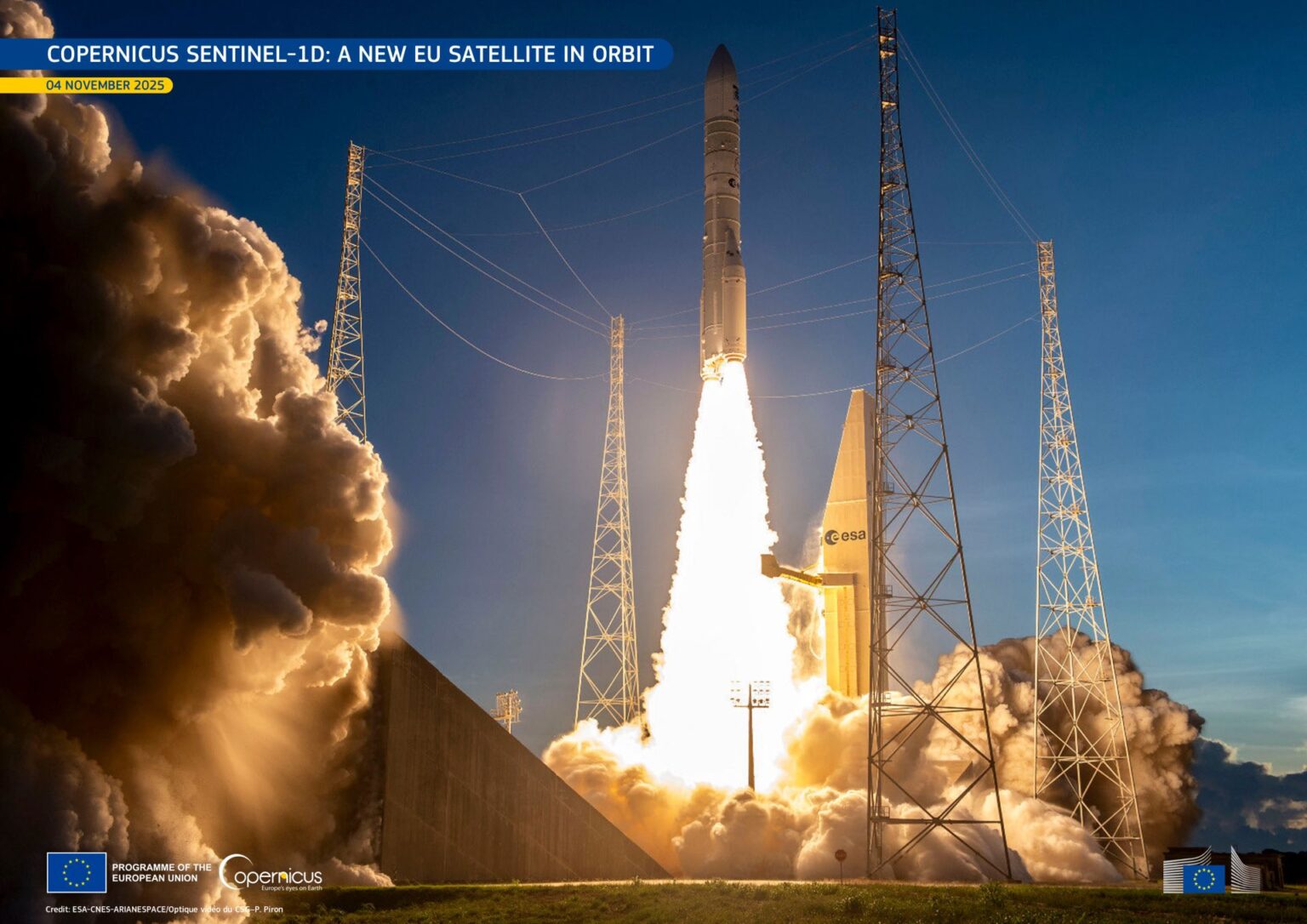 Europe's Ariane 6 rocket blasts off photo of the day for Nov. 13, 2025