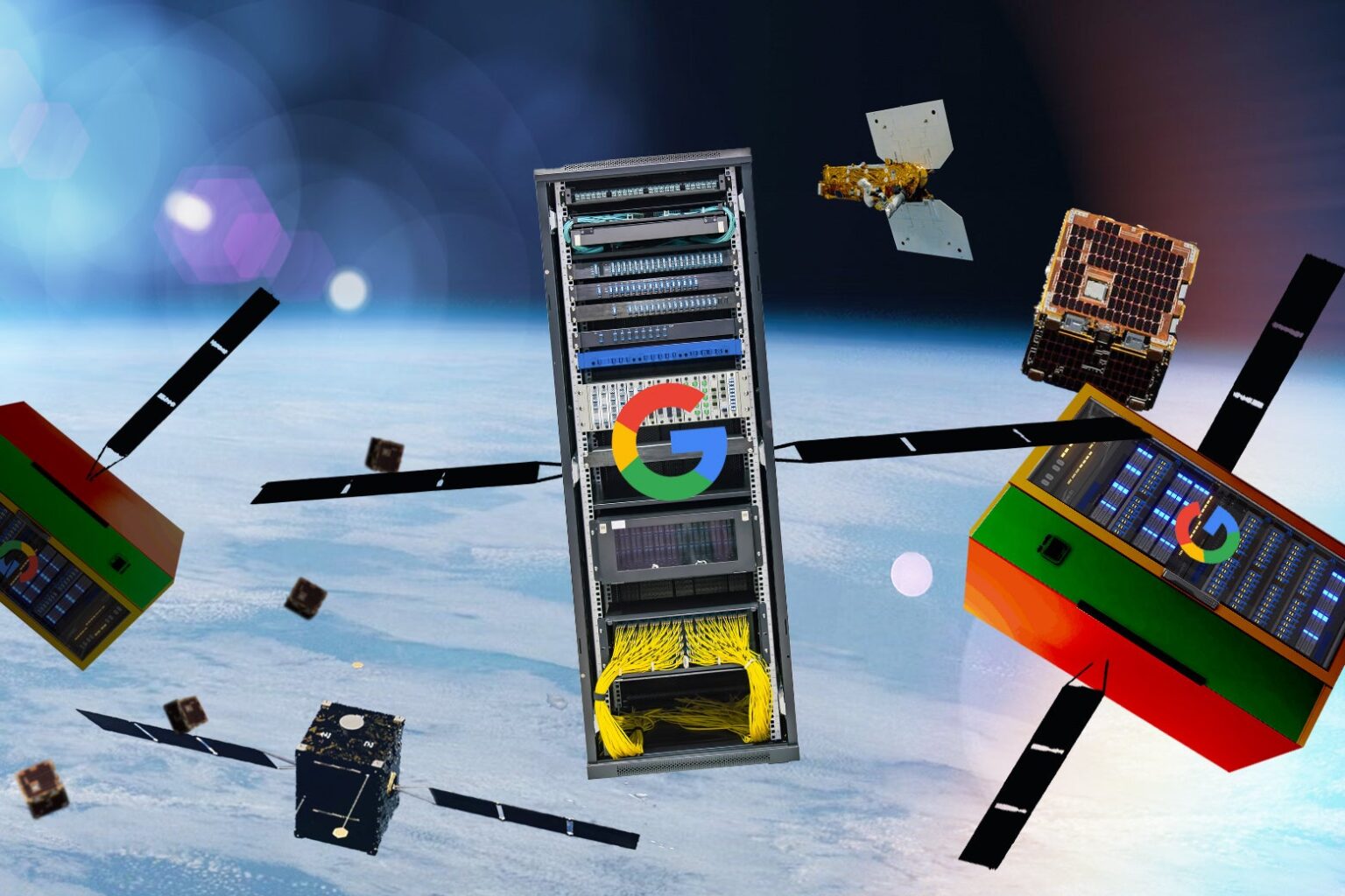 Inside the Project Suncatcher plan to put A.I. data centers into orbit. Inside the Project Suncatcher plan to put A.I. data centers into orbit.