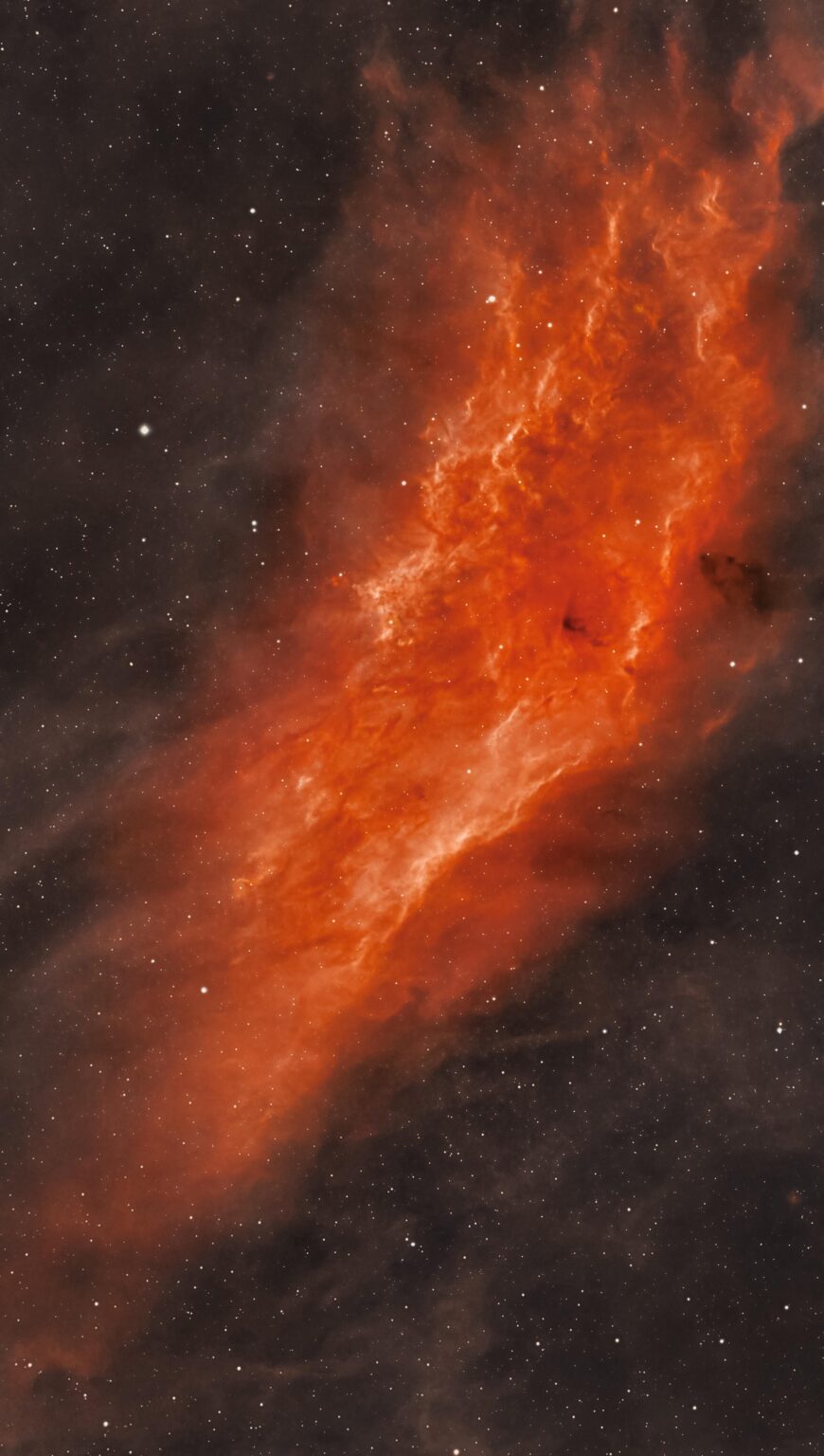 The California Nebula with a DSLR