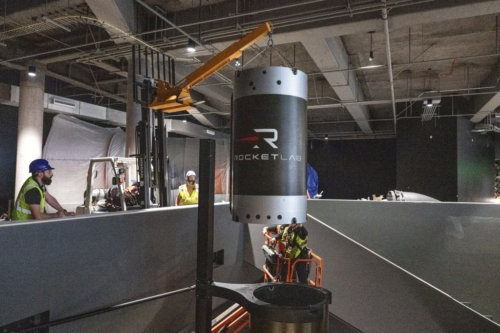 California Science Center Installs Electron Rocket in Future Air and Space Center