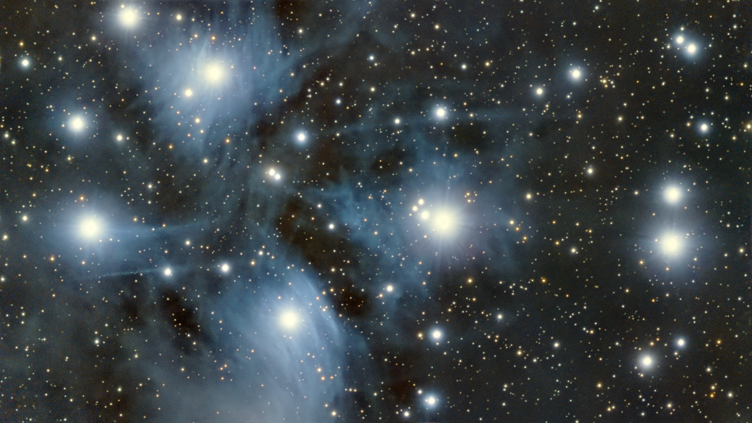 M45 Pleiades Star Cluster Nebula