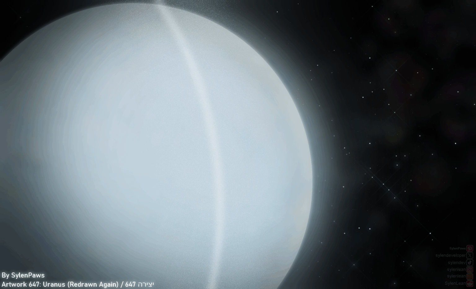 Artwork 647: Uranus (Redrawn Again) Artwork 647: Uranus (Redrawn Again)