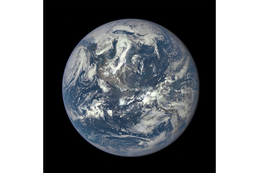 The New Blue Marble - an updated image of the whole Earth as taken from the Deep Space Climate Observatory Satellite. Credit - NASA