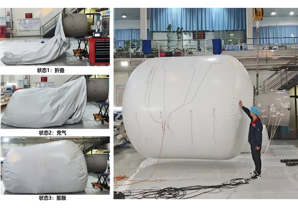 China’s Institute of Mechanics says the platform can be used to produce biopharmaceuticals, 3D-printed products and new materials in a space factory. Photo: Handout