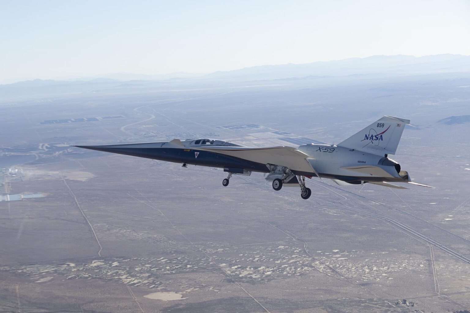 NASA's X-59 Completes First Flight, Prepares for More Flight Testing