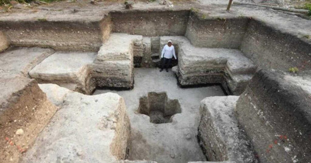 3,000-year-old Maya cosmogram reveals map of the universe.

Archaeologists have confirmed that Aguada Fénix — the largest and oldest known Maya monument — was designed as a vast cosmogram representing the Maya conception of the universe.