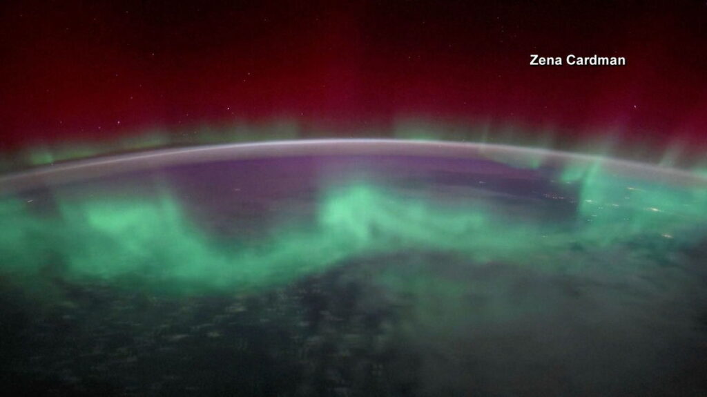 NASA astronaut posts video of northern lights from space
