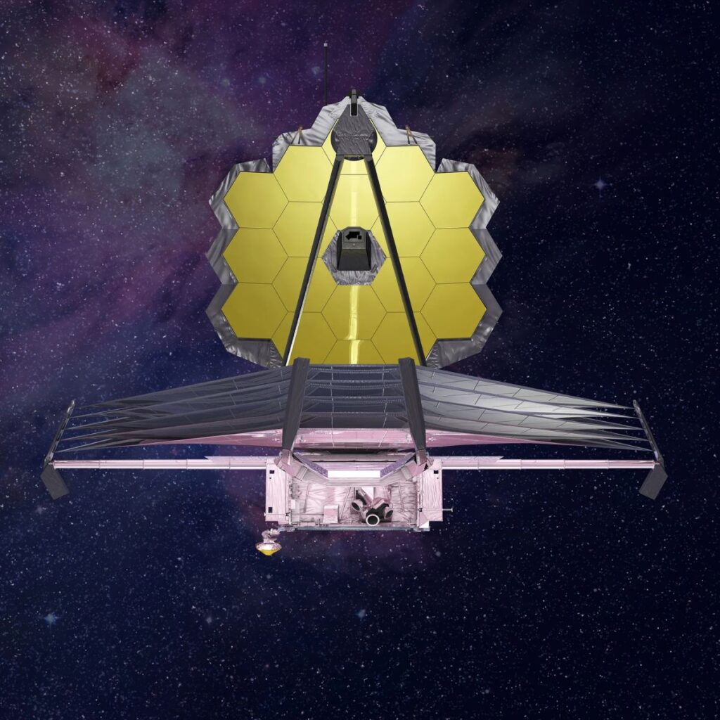 Webb spots a supermassive black hole in the early universe growing at an unusual rate