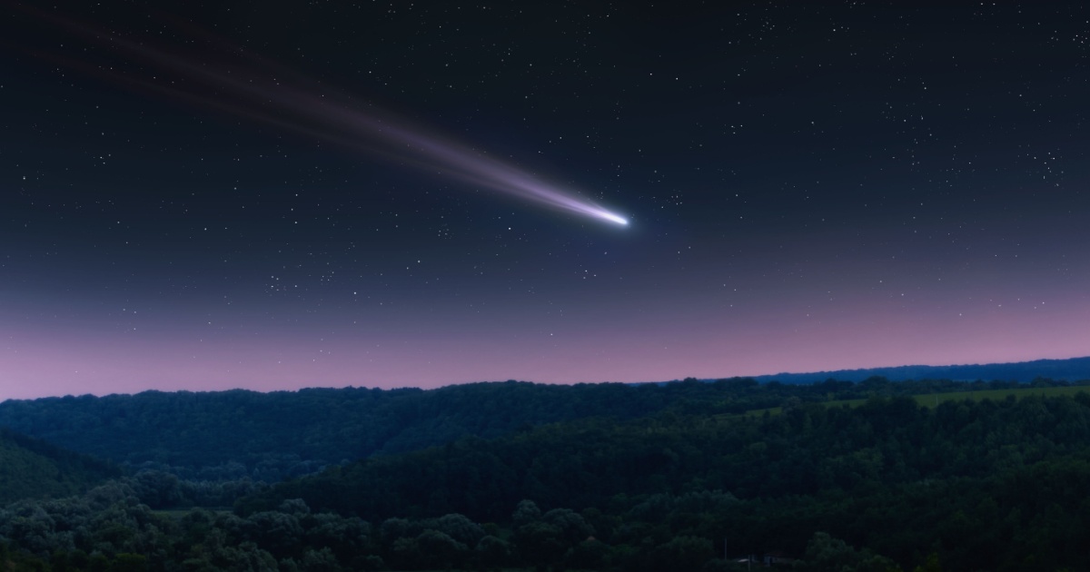 Comet in the sky