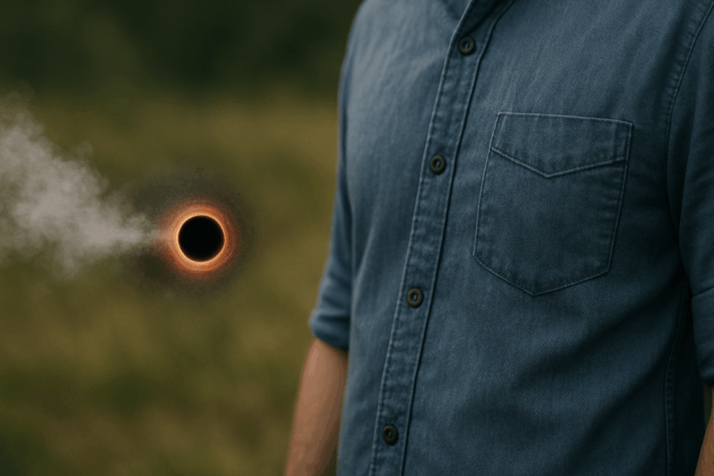 If a tiny black hole passed through your body would it hurt you?