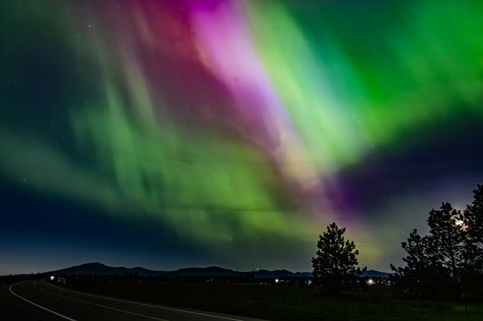 Aurora Borealis in Idaho.