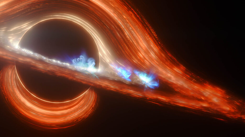 NASA captures the violent area around the Milky Way's black hole