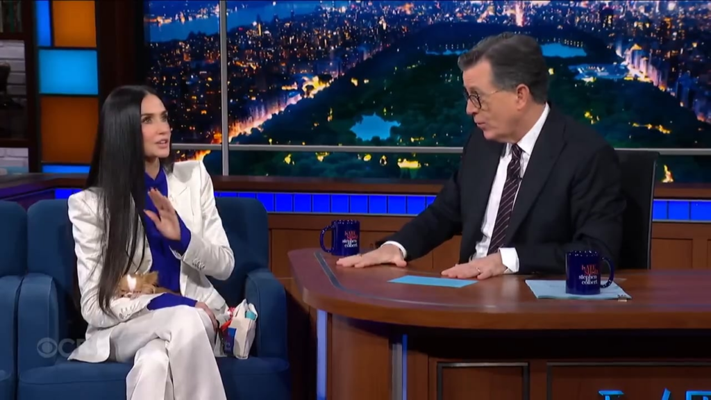 Demi Moore recently opened up about her connection to Roswell, New Mexico, the place allegedly linked to UFO and alien rumors. During her appearance on The Late Show with Stephen Colbert, the actress shared her thoughts about growing up in Roswell. - "Something definitely happened there."