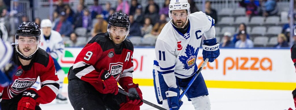 UTICA BEATEN IN FIRST ROAD GAME IN TORONTO COMETS BEATEN IN FIRST ROAD GAME IN TORONTO
