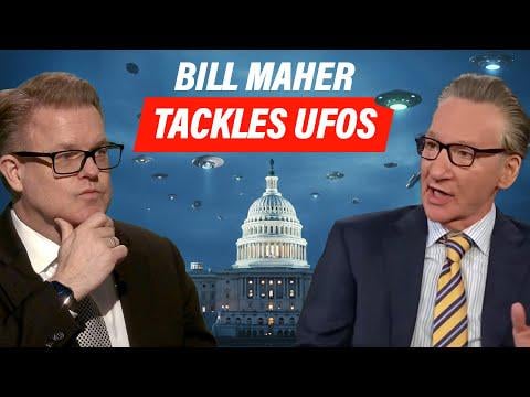 NEW EPISODE:  Bill Maher is talking #UFOs, flying saucers, #UAP and government cover-ups — on national TV. Our commentary on the appearance.  Props to Bill Maher for giving the UAP topic real airtime, and to Dan Farah for tackling it head-on in The Age of Disclosure