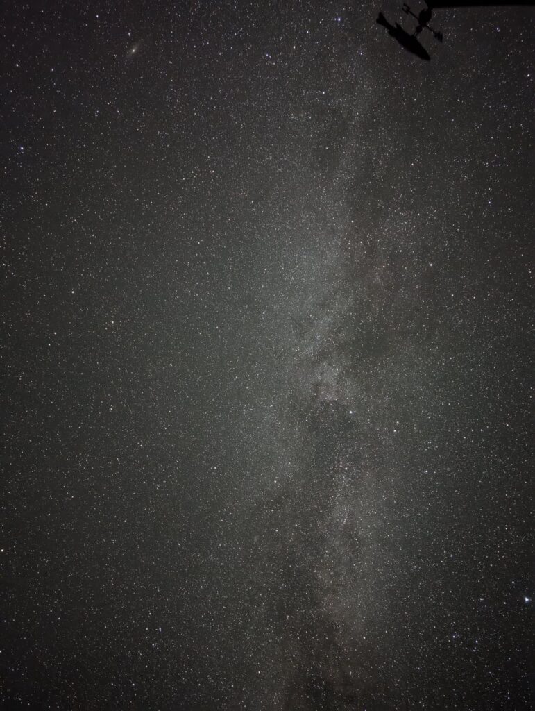 Milky way from Vermont captured on my phone