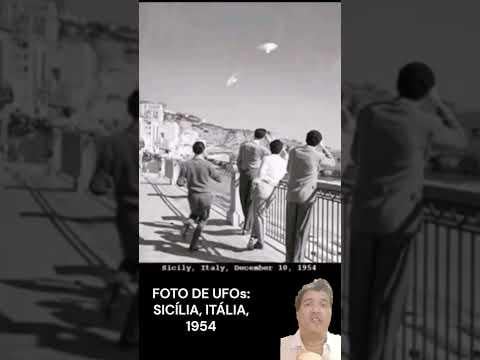Photo of UFOs in Sicily, Italy, 1954. What is it?