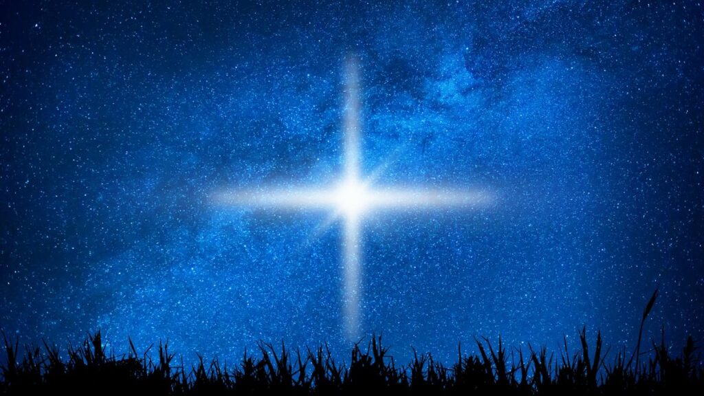 Strange Cross-Like Light Streaks Across Illinois Night Sky