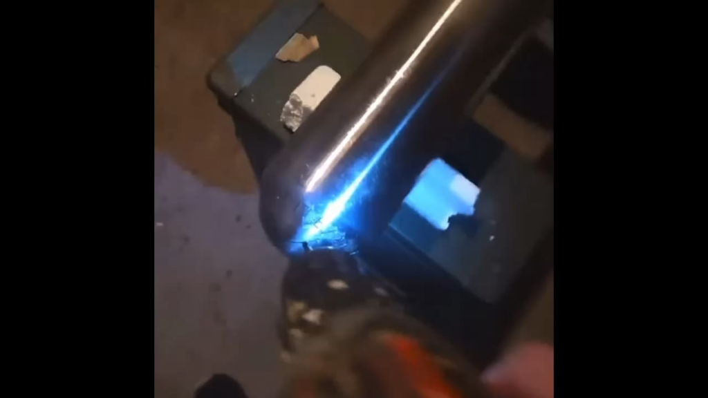 Matching blue light: (The guy who drilled into alleged UAP)